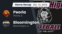 Recap: Peoria  vs. Bloomington  2018