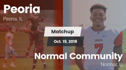 Matchup: Peoria vs. Normal Community  2018