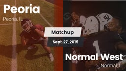 Matchup: Peoria vs. Normal West  2019