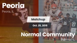Matchup: Peoria vs. Normal Community  2019