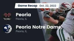 Recap: Peoria  vs. Peoria Notre Dame  2022