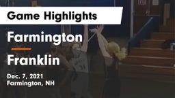 Farmington  vs Franklin  Game Highlights - Dec. 7, 2021