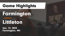 Farmington  vs Littleton Game Highlights - Jan. 12, 2024
