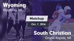 Matchup: Wyoming High vs. South Christian  2016