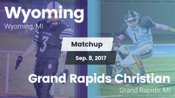 Matchup: Wyoming High vs. Grand Rapids Christian  2017