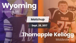 Matchup: Wyoming High vs. Thornapple Kellogg  2017