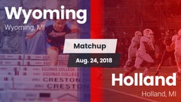 Matchup: Wyoming High vs. Holland  2018