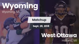 Matchup: Wyoming High vs. West Ottawa  2018