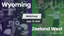 Matchup: Wyoming High vs. Zeeland West  2020