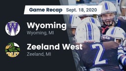 Recap: Wyoming  vs. Zeeland West  2020