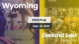 Matchup: Wyoming High vs. Zeeland East  2020