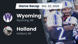 Recap: Wyoming  vs. Holland  2020