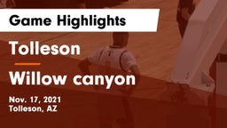Tolleson  vs Willow canyon Game Highlights - Nov. 17, 2021