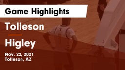 Tolleson  vs Higley  Game Highlights - Nov. 22, 2021