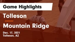 Tolleson  vs Mountain Ridge  Game Highlights - Dec. 17, 2021