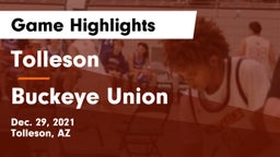 Tolleson  vs Buckeye Union  Game Highlights - Dec. 29, 2021