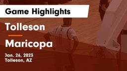 Tolleson  vs Maricopa  Game Highlights - Jan. 26, 2023