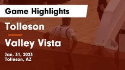 Tolleson  vs Valley Vista  Game Highlights - Jan. 31, 2023