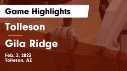 Tolleson  vs Gila Ridge  Game Highlights - Feb. 3, 2023