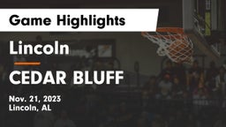 Lincoln  vs CEDAR BLUFF  Game Highlights - Nov. 21, 2023