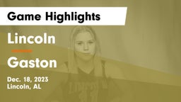 Lincoln  vs Gaston  Game Highlights - Dec. 18, 2023