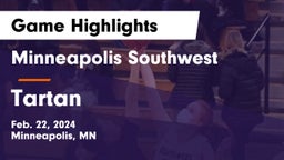 Minneapolis Southwest  vs Tartan  Game Highlights - Feb. 22, 2024