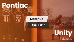 Matchup: Pontiac  vs. Unity  2017