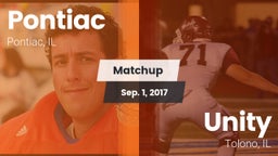 Matchup: Pontiac  vs. Unity  2016