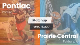 Matchup: Pontiac  vs. Prairie Central  2017
