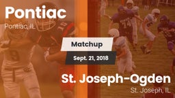 Matchup: Pontiac  vs. St. Joseph-Ogden  2018