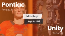 Matchup: Pontiac  vs. Unity  2019