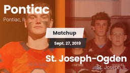 Matchup: Pontiac  vs. St. Joseph-Ogden  2019