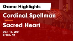 Cardinal Spellman  vs Sacred Heart  Game Highlights - Dec. 16, 2021