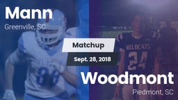 Matchup: Mann vs. Woodmont  2018