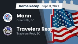 Recap: Mann  vs. Travelers Rest  2021