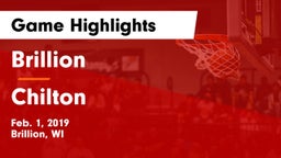 Brillion  vs Chilton  Game Highlights - Feb. 1, 2019