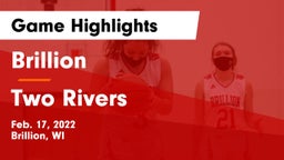 Brillion  vs Two Rivers  Game Highlights - Feb. 17, 2022