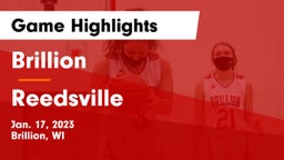 Brillion  vs Reedsville  Game Highlights - Jan. 17, 2023