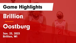 Brillion  vs Oostburg  Game Highlights - Jan. 23, 2023