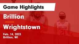 Brillion  vs Wrightstown  Game Highlights - Feb. 14, 2023