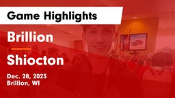 Brillion  vs Shiocton  Game Highlights - Dec. 28, 2023