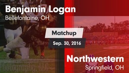 Matchup: Benjamin Logan vs. Northwestern  2016