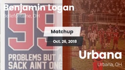 Matchup: Benjamin Logan vs. Urbana  2018