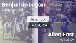 Matchup: Benjamin Logan vs. Allen East  2020