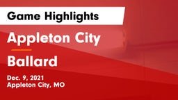 Appleton City  vs Ballard Game Highlights - Dec. 9, 2021