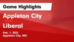 Appleton City  vs Liberal  Game Highlights - Feb. 1, 2022