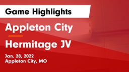 Appleton City  vs Hermitage JV Game Highlights - Jan. 28, 2022