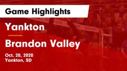 Yankton  vs Brandon Valley  Game Highlights - Oct. 20, 2020