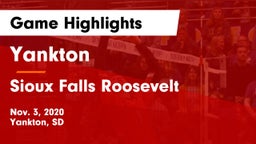 Yankton  vs Sioux Falls Roosevelt  Game Highlights - Nov. 3, 2020