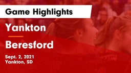 Yankton  vs Beresford  Game Highlights - Sept. 2, 2021